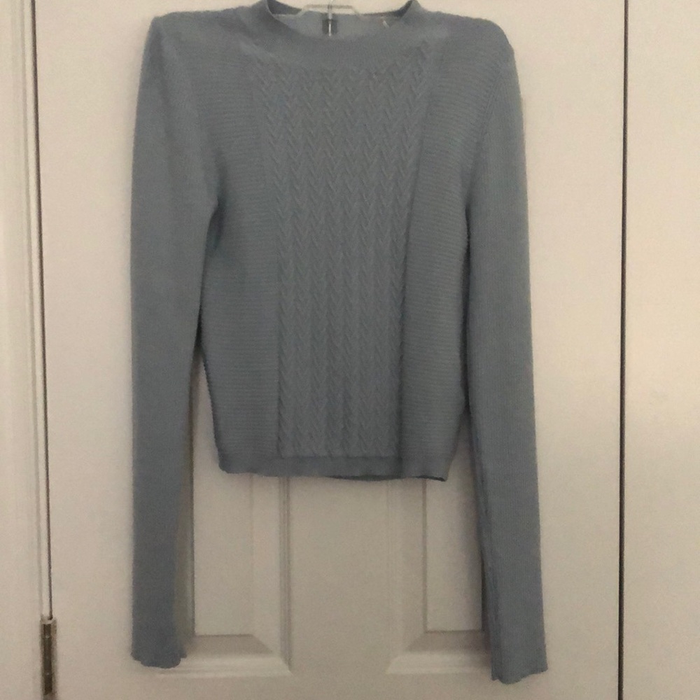 Blue Top Shop Cropped Sweater